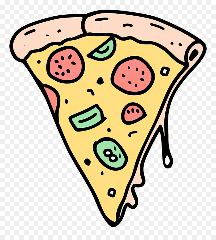 Coretan Pizza，Pizza PNG