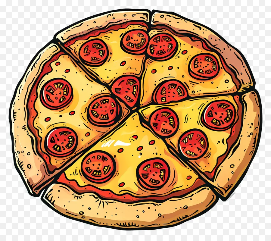 Pizza，Mengiris PNG