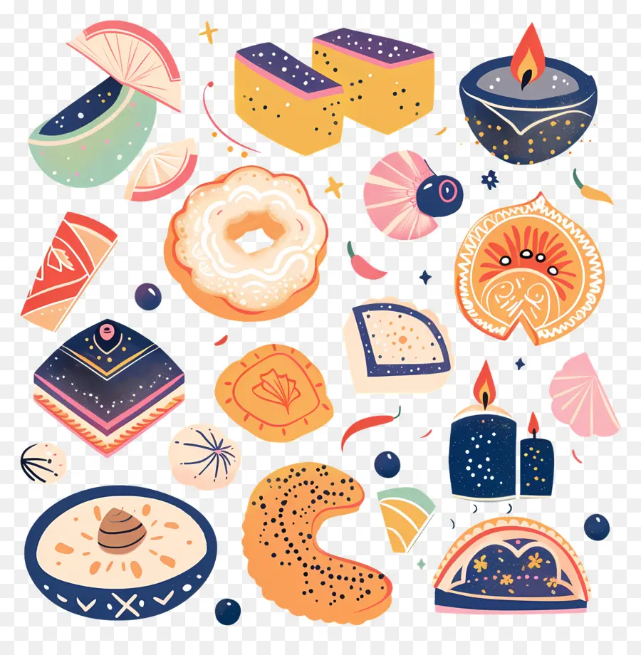 Permen Diwali，Cookie PNG