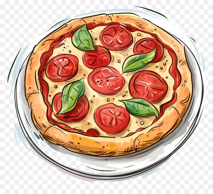 Pizza，Tomat PNG