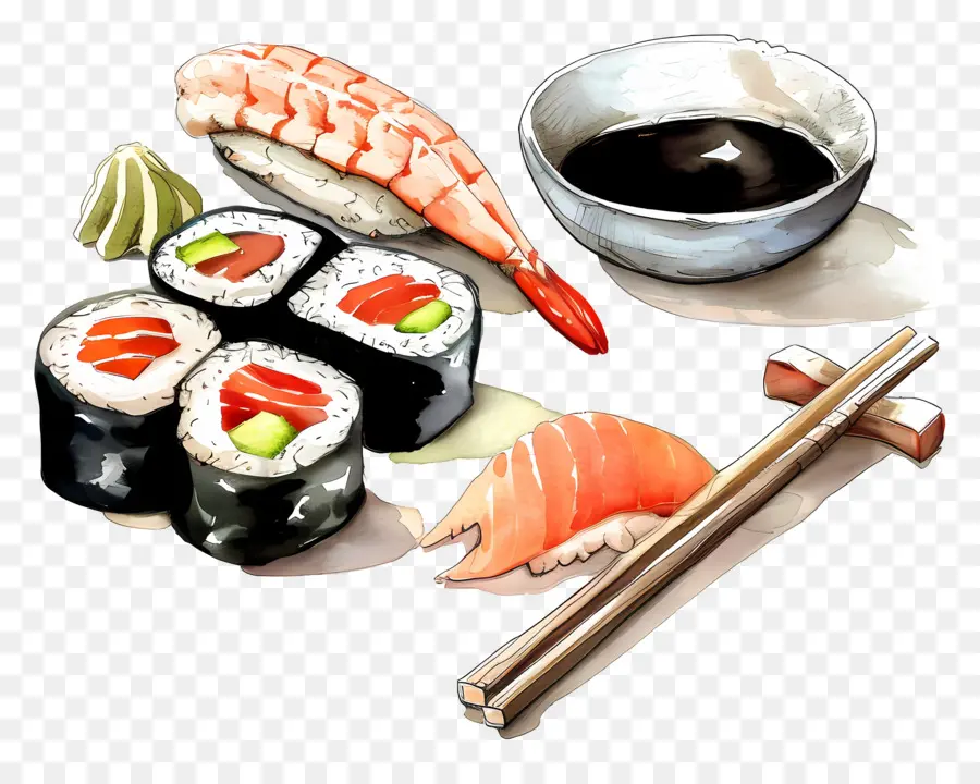 Sushi，Masakan Jepang PNG