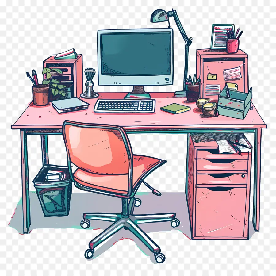 Kantor Modern，Jam PNG