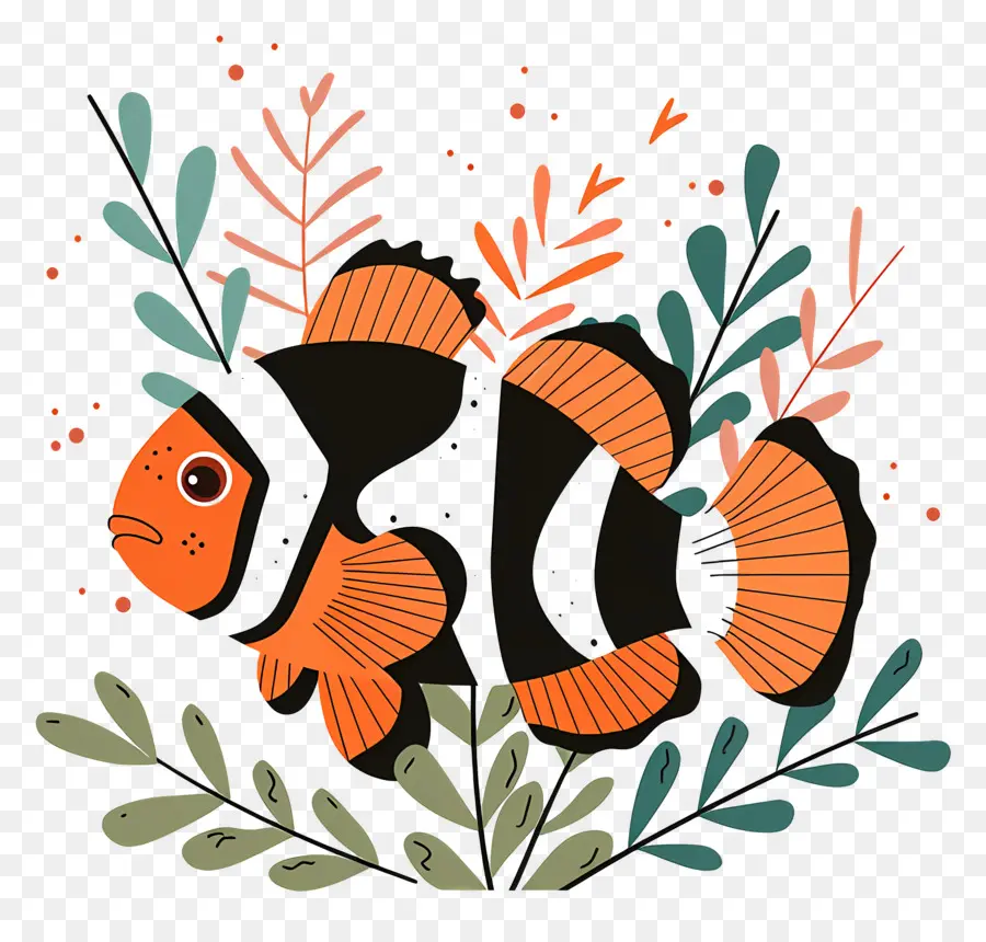 Clownfish，Orange PNG