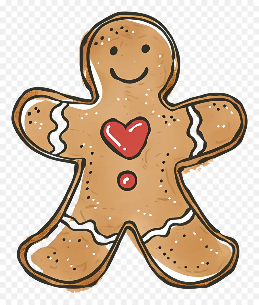 Natal Gingerbread，Manusia Kue Jahe PNG