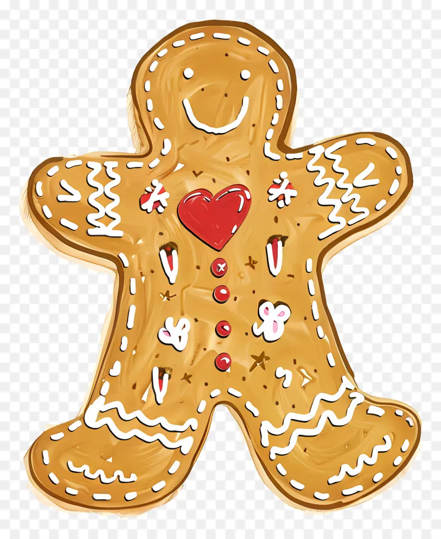 Natal Gingerbread，Manusia Kue Jahe PNG