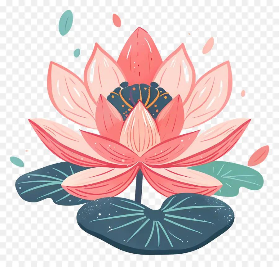 Bunga Teratai，Pink Lotus PNG