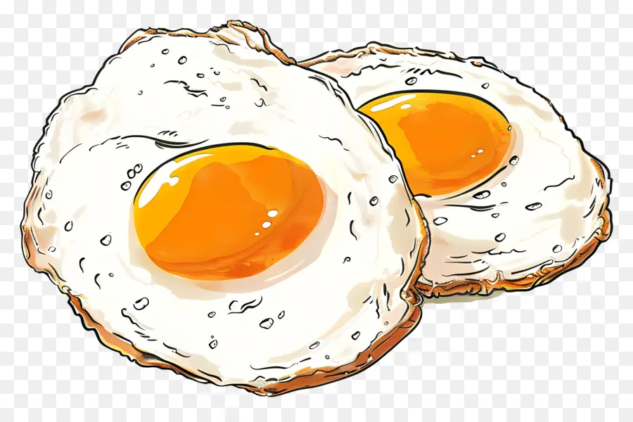 Telur Goreng，Sunny Side Up PNG