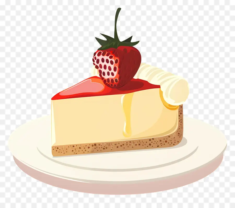 Cheesecake，Topping Strawberry PNG