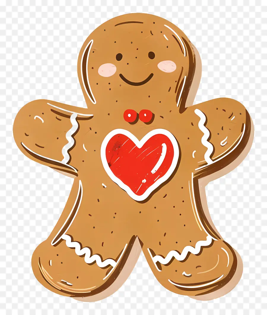 Natal Gingerbread，Manusia Kue Jahe PNG