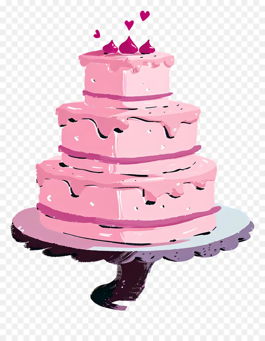 Kue Pink，Kue Pengantin PNG