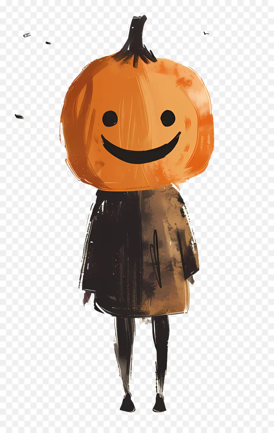 Kostum Halloween，Kartun Labu PNG