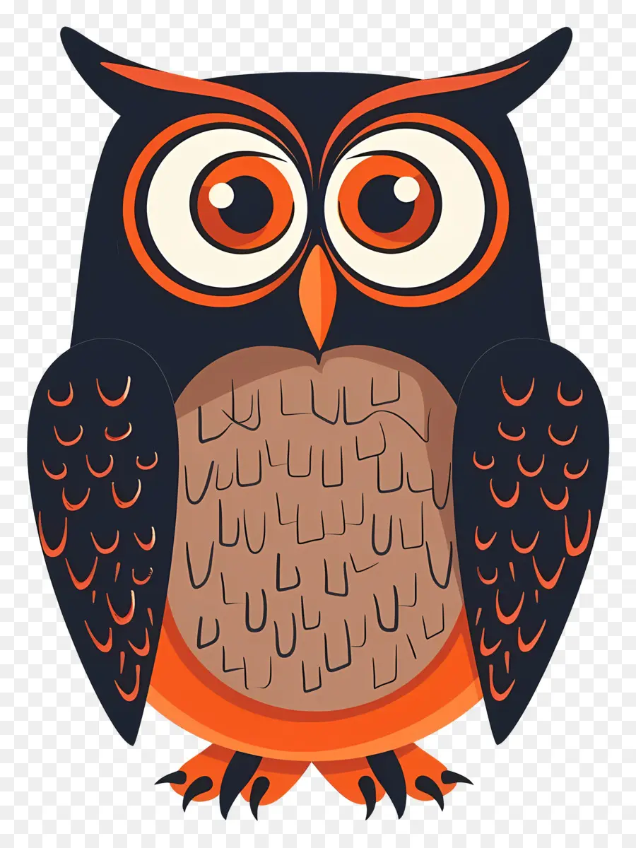 Halloween Owl，Burung Hantu PNG