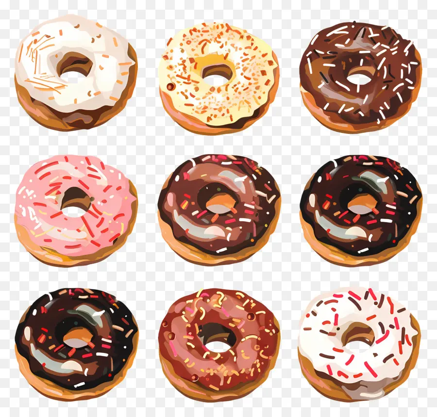 Donat Cokelat，Donat PNG