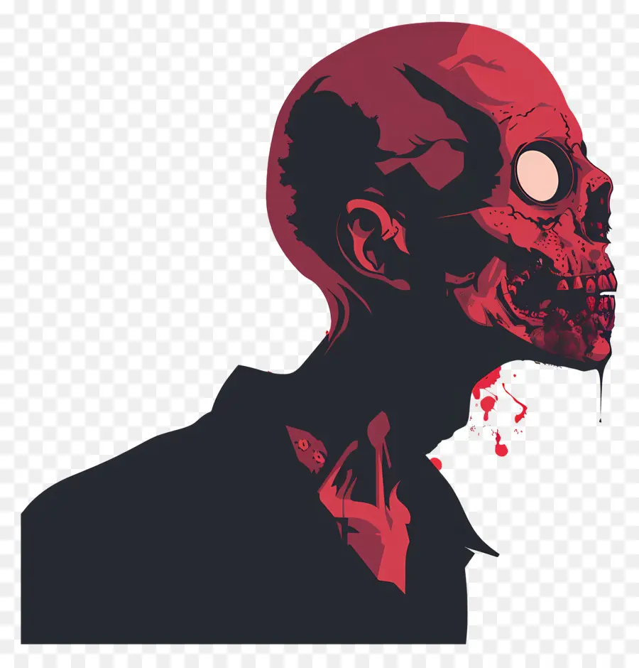 Zombie，Siluet PNG