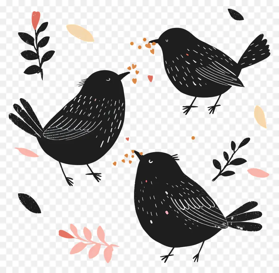 Burung Kecil Hitam，Burung PNG