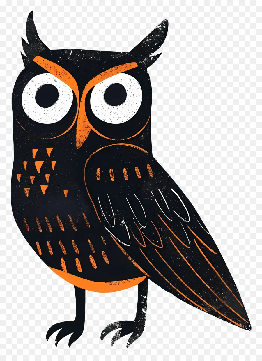 Halloween Owl，Burung Hantu PNG