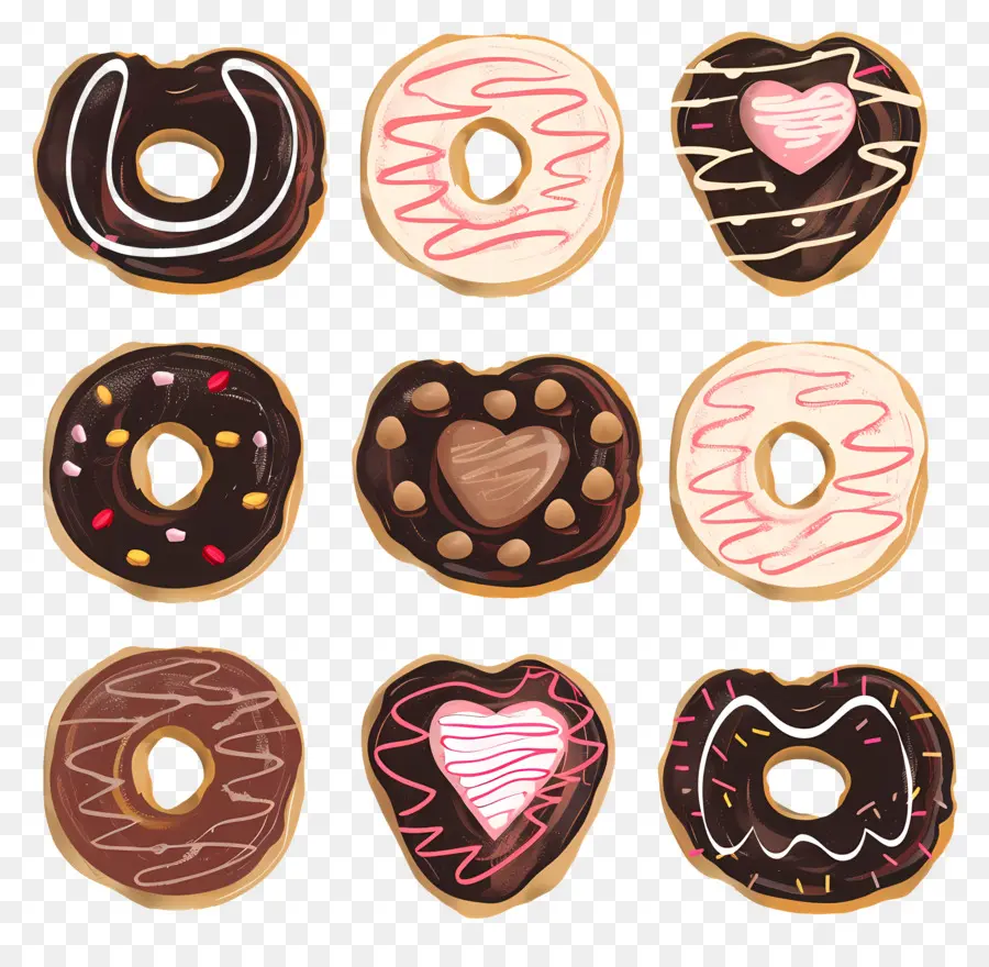 Donat Cokelat，Donat PNG