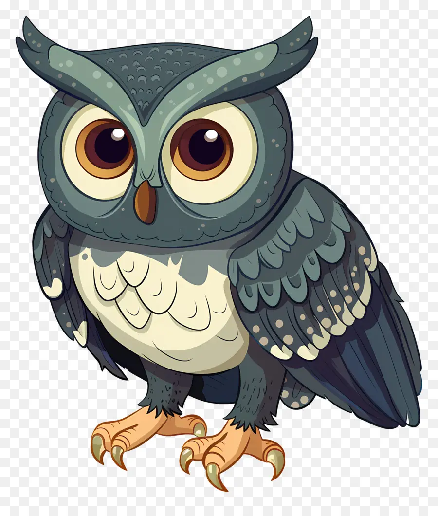 Kartun Owl，Burung Hantu PNG