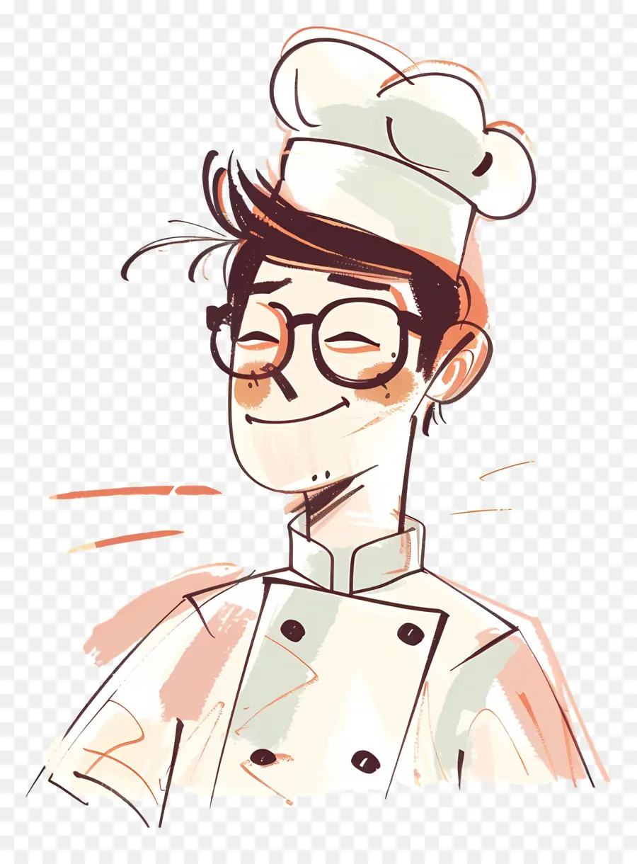 Doodle Chef，Koki PNG