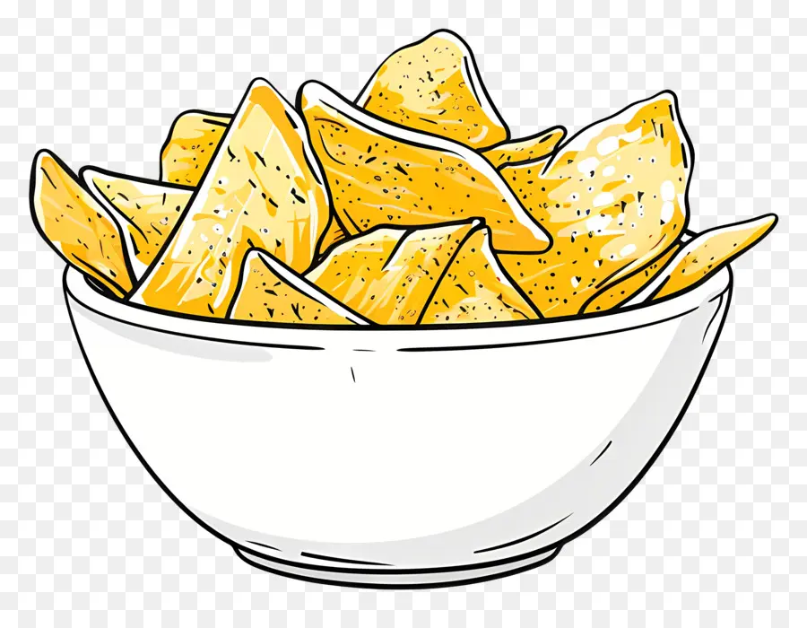 Chip Mangkuk，Tortilla Chips PNG