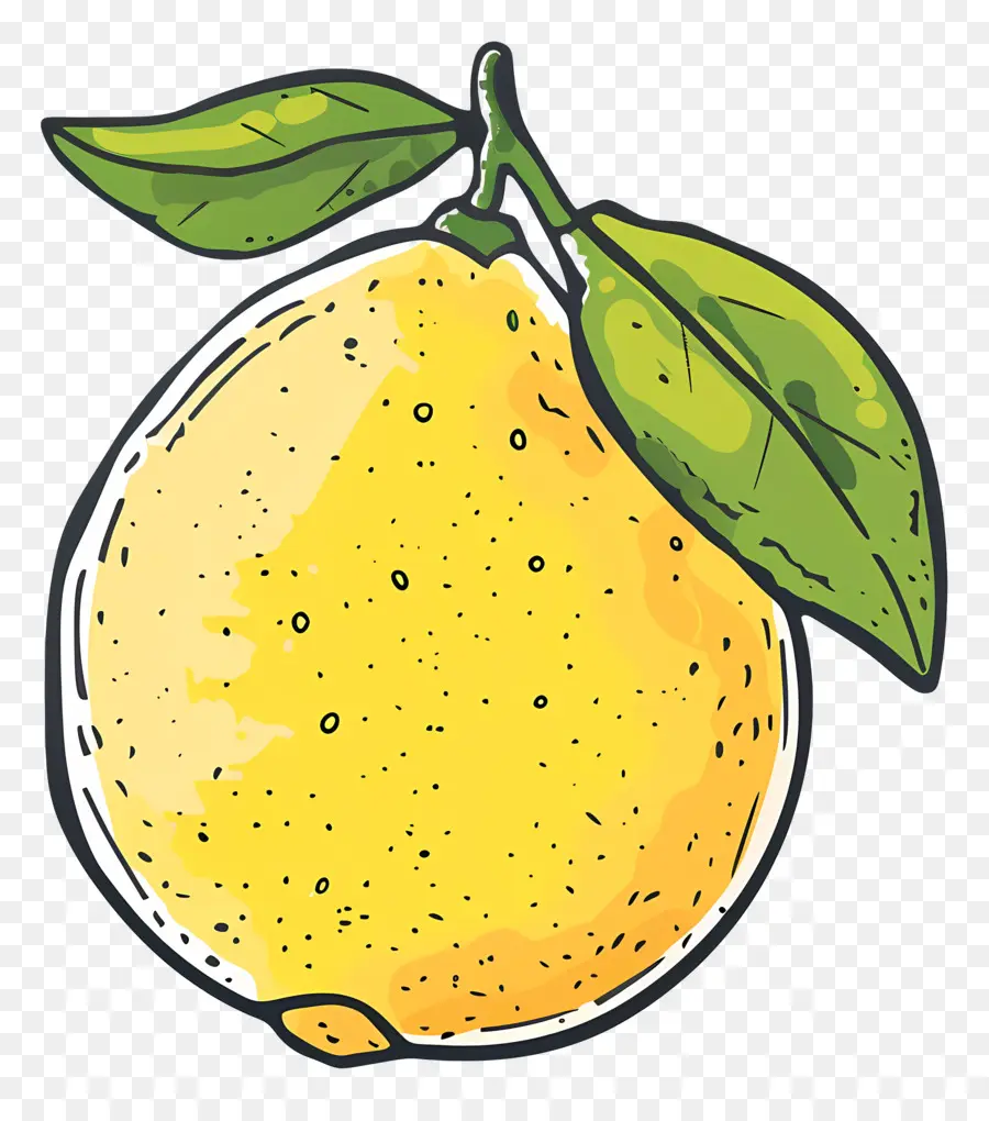 Doodle Lemon，Lemon PNG