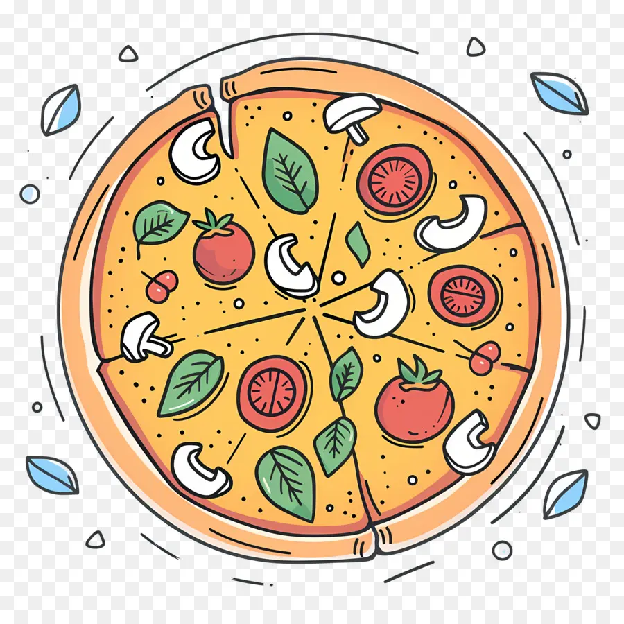 Doodle Pizza，Pizza PNG