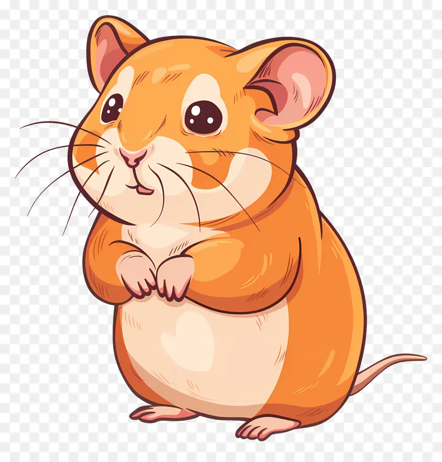 Hamster，Bulu Coklat PNG