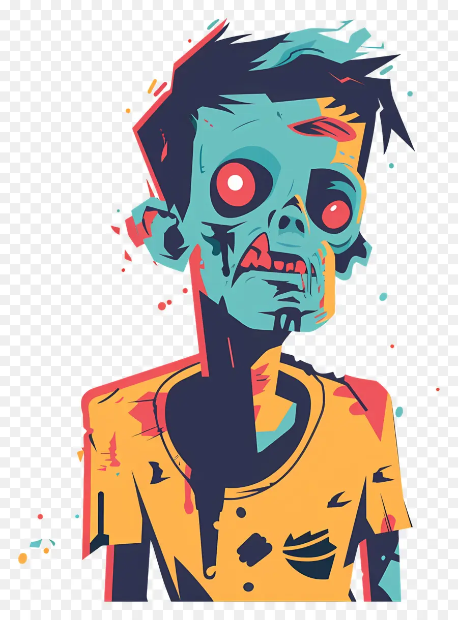 Zombie，Warna Warni PNG