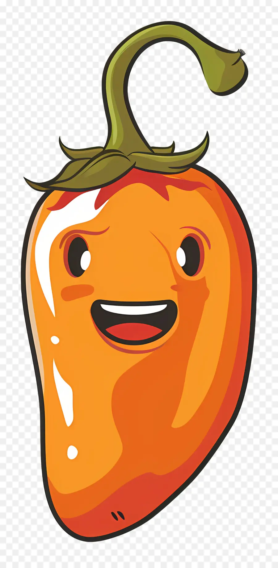 Habanero Pepper，Kartun Merica PNG