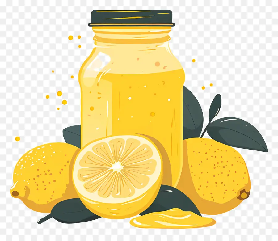 Selai Lemon，Jus Lemon PNG