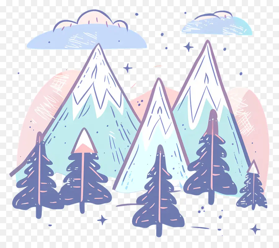 Gunung Doodle，Snowy Mountains PNG