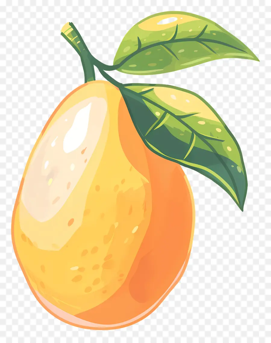 Mangga Doodle，Buah Kuning PNG