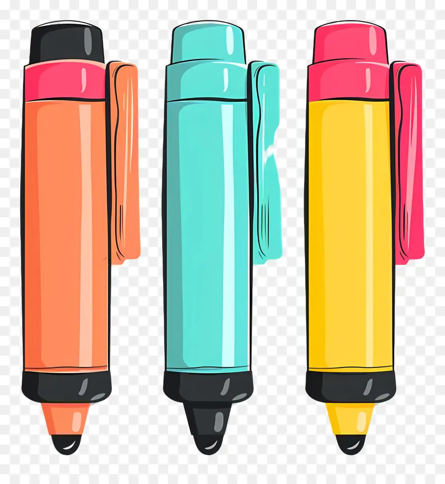 Stabilo，Pensil Warna PNG