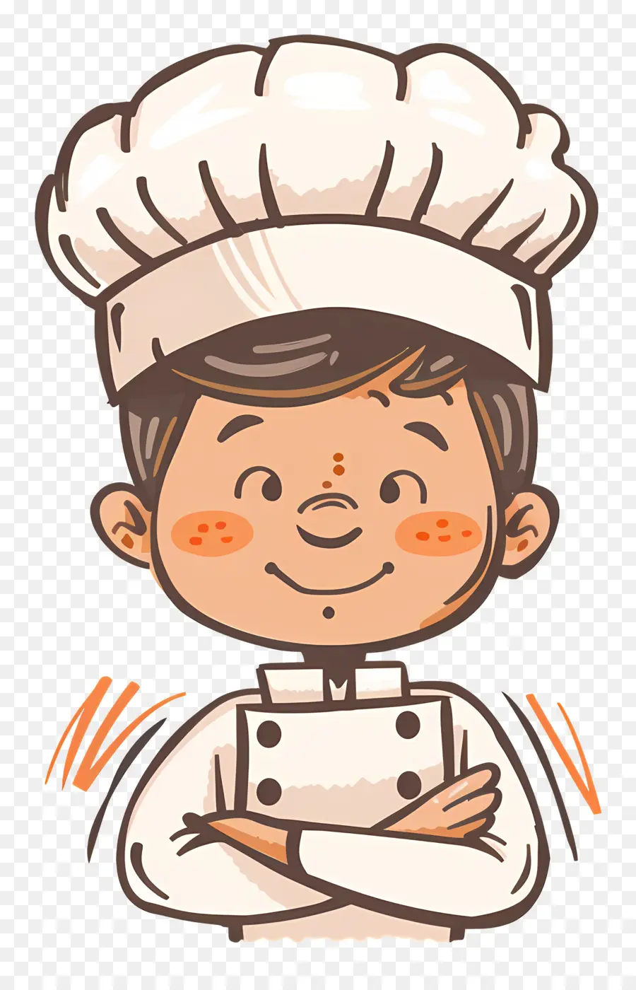 Doodle Chef，Koki PNG