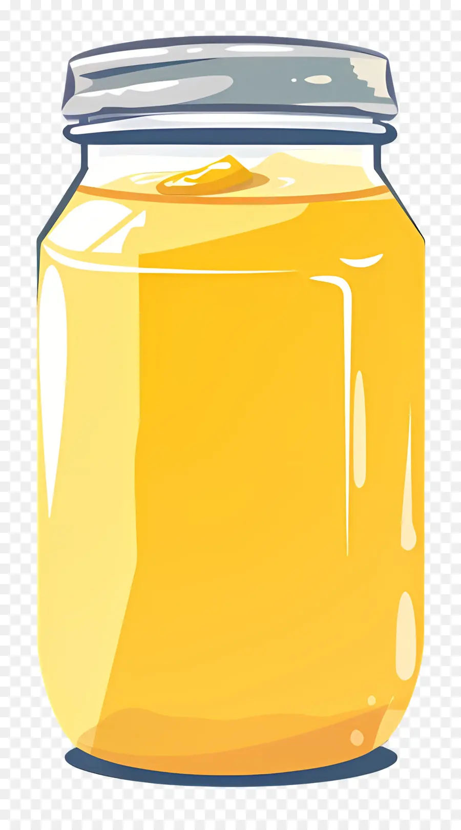 Ghee Butter Jar，Botol Kaca PNG