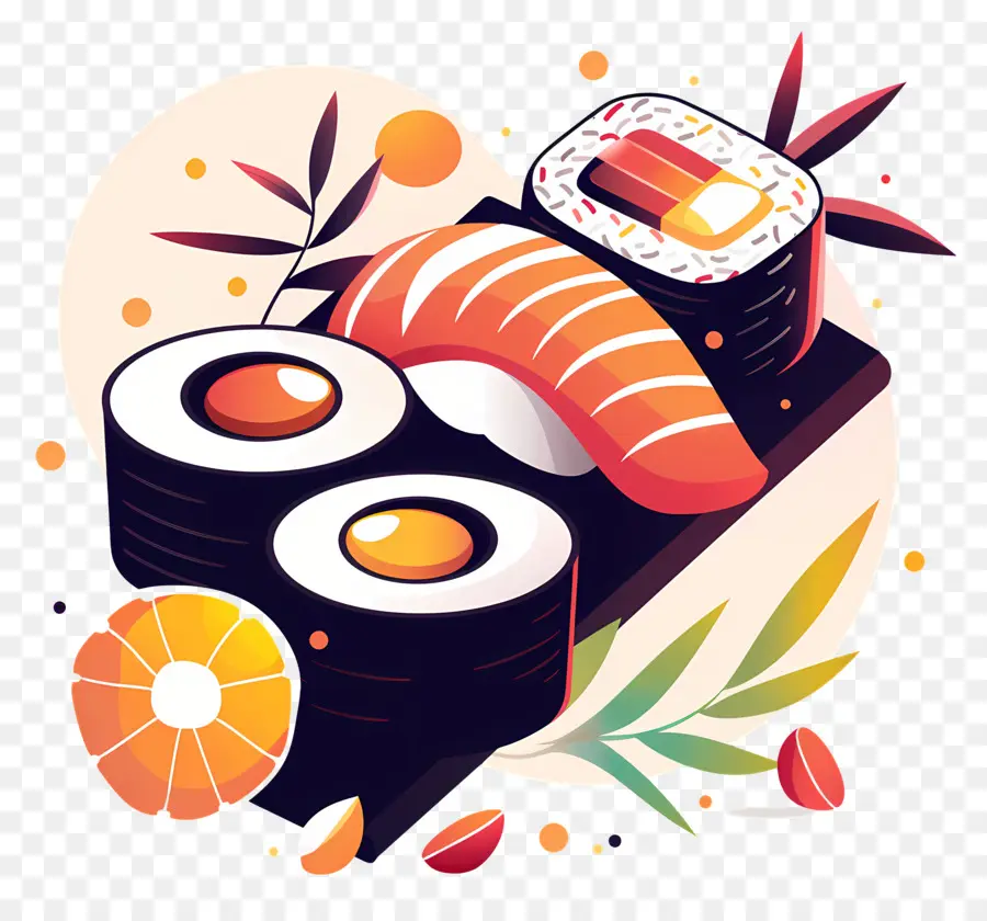 Sushi，Mentimun PNG