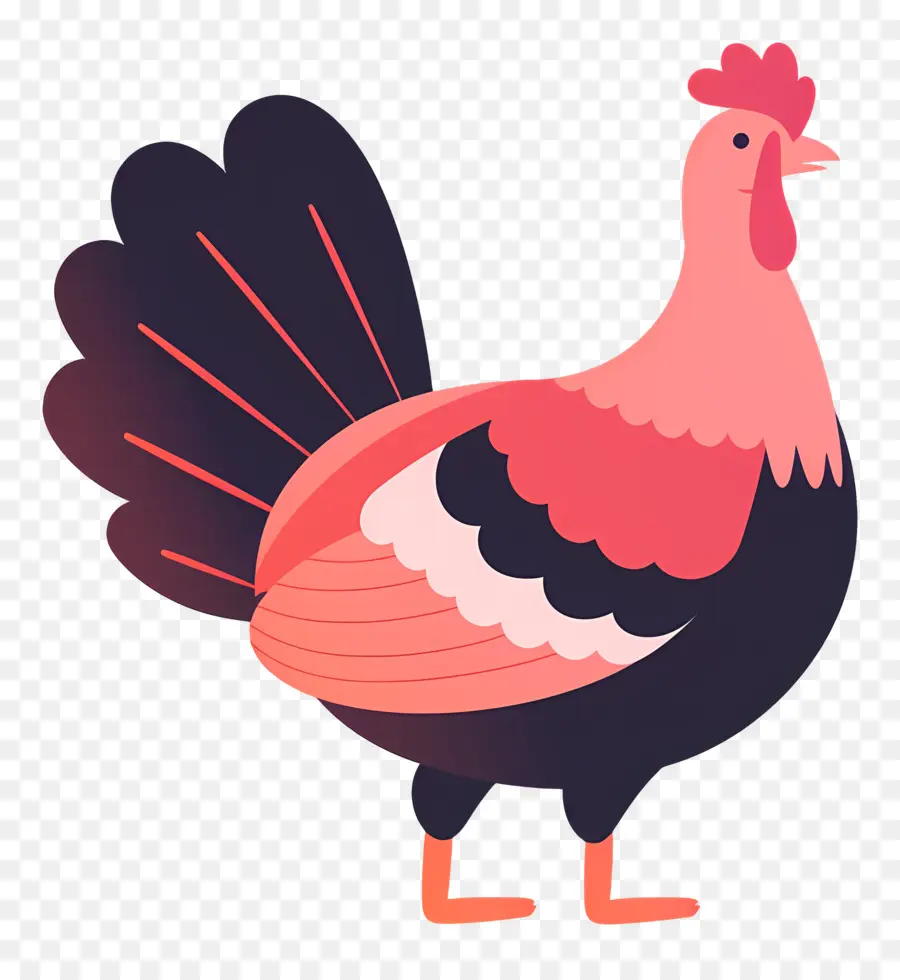 Thanksgiving Turki，Kalkun Merah Muda PNG