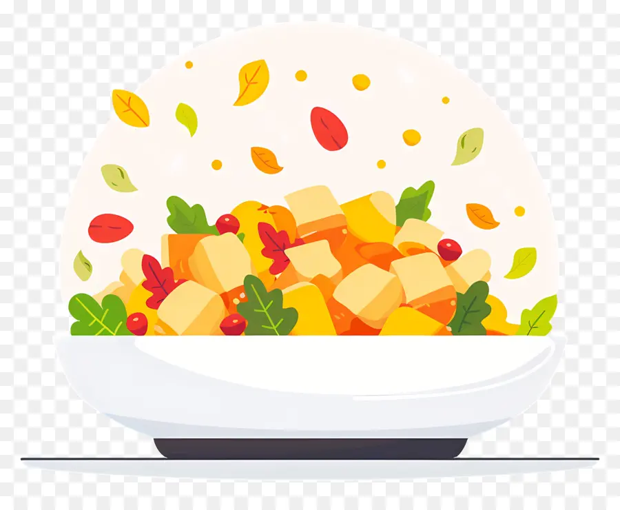 Isi Thanksgiving，Salad PNG