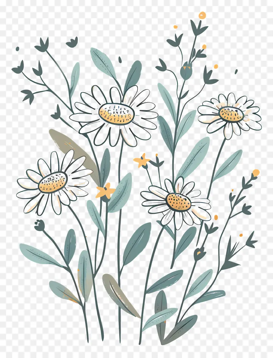 Daisy Buket，Aster PNG