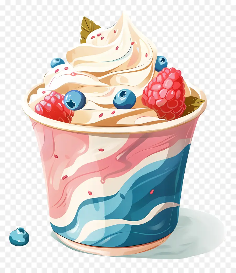 Yoghurt Cup，Es Krim PNG