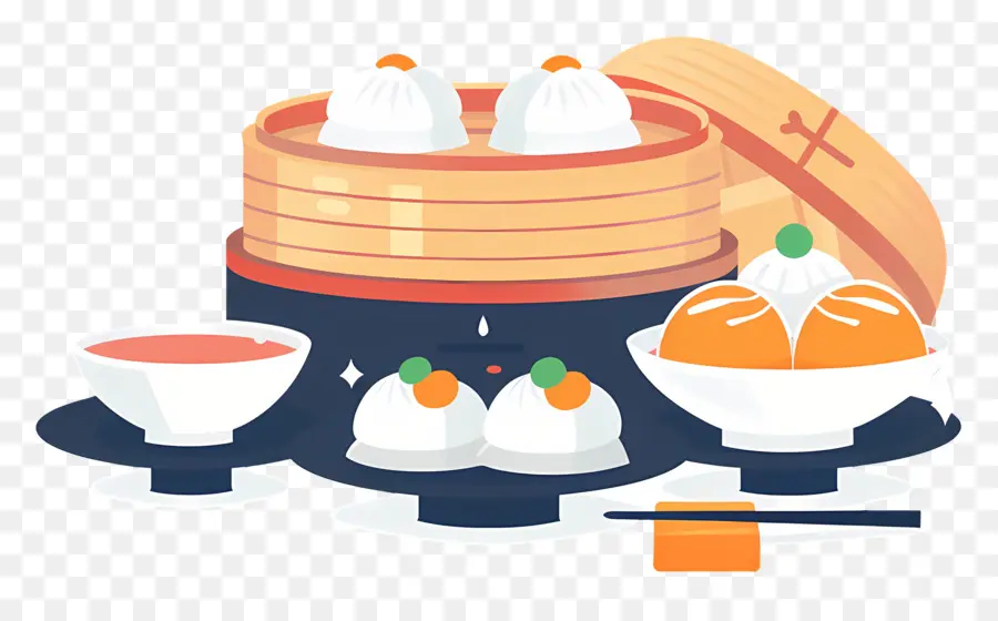 Dim Sum，Masakan Asia PNG