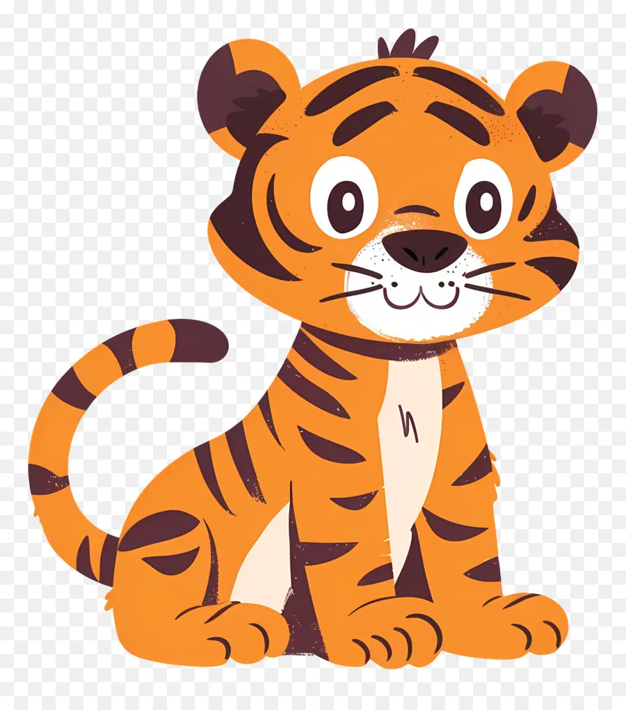 Kartun Harimau，Bayi Harimau PNG