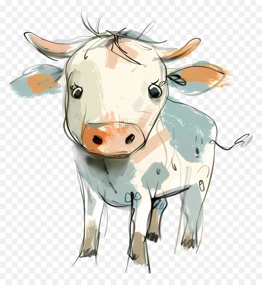 Sapi，Handpainted PNG