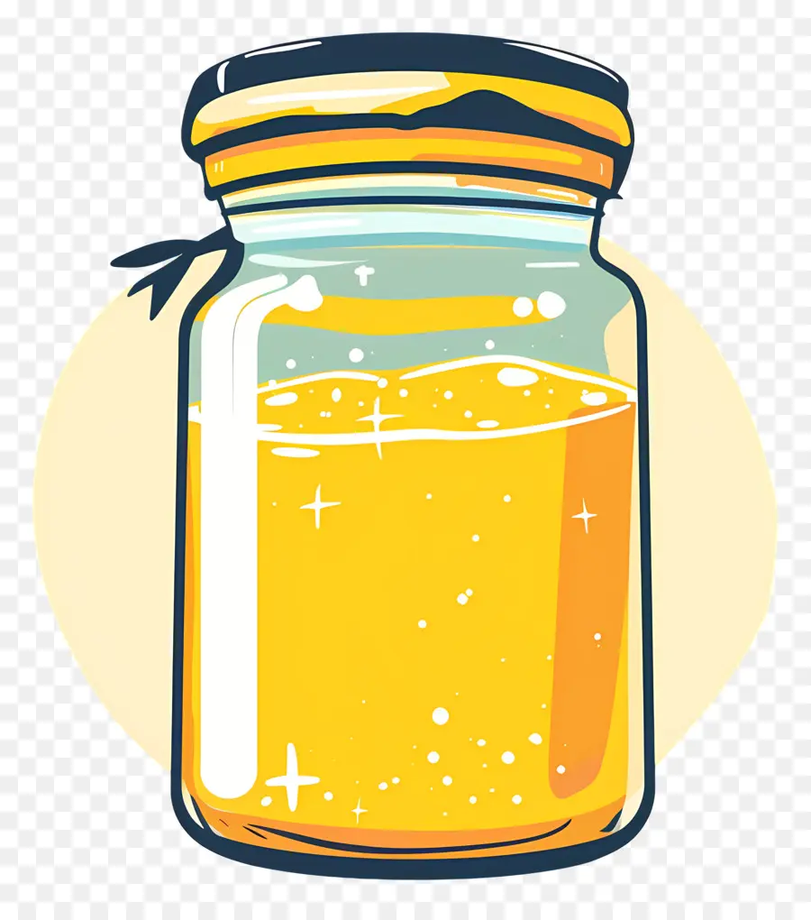 Ghee Butter Jar，Madu PNG