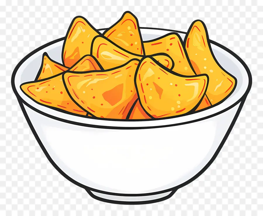 Chip Mangkuk，Tortilla Chips PNG