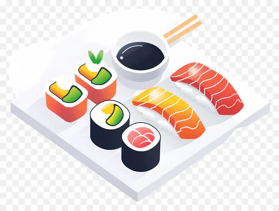 Sushi，Salmon PNG