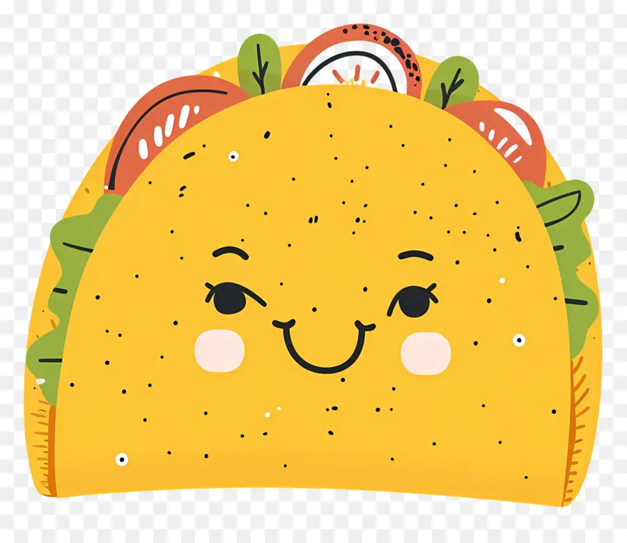 Taco，Taco Tersenyum PNG