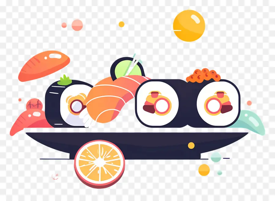 Sushi，Salmon PNG