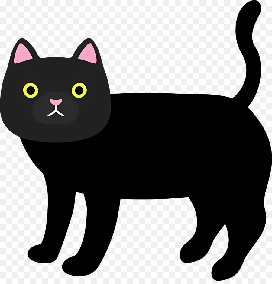 Kartun Kucing，Kucing Hitam PNG