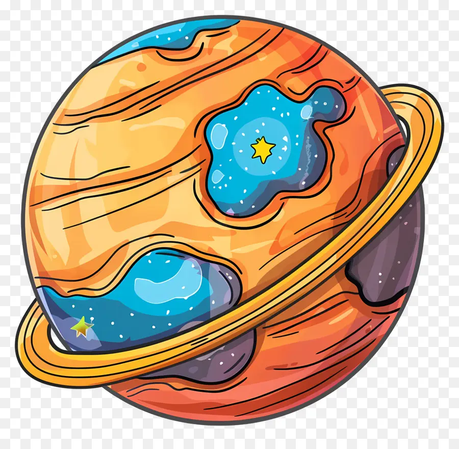 Planet，Planet Dengan Cincin PNG